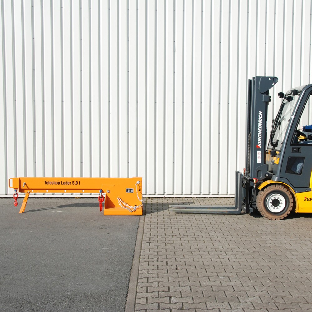 Bauer® Kranarm Modell 1, Reichweite bis 3.690 mm, TK bis 5.000 kg, gelborange
