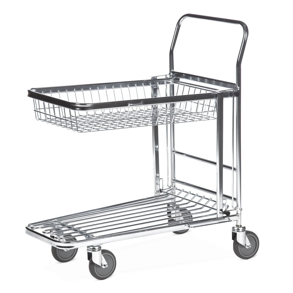 Kongamek Lager- und Transportwagen, klappbarer Korb, Ladefläche BxT 344 x 700 mm