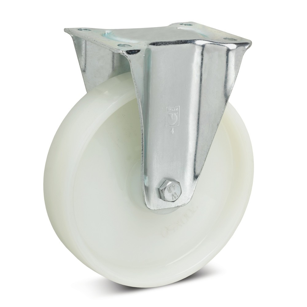 Wicke Bockrolle Polyamid, spurlos, Ø x Breite 125 x 38 mm, TK 200 kg