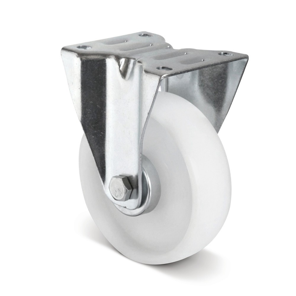 Bockrolle PP Basic, spurlos, Ø x Breite 160 x 40 mm, TK 250 kg