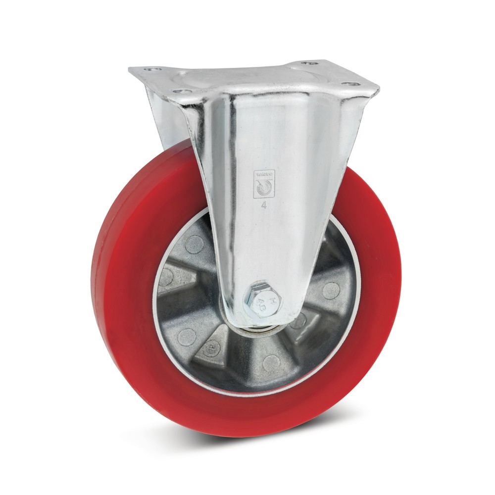 Wicke BockrolleSoft-PU, Ø x Breite 160 x 50 mm, TK 350 kg