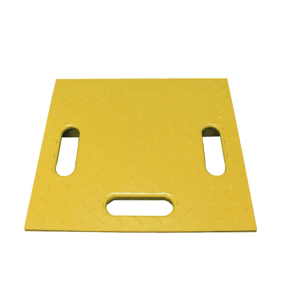 Justrite® Schlauchbrücke Diamondback®, Rampe, LxB 260 x 410 mm, gelb