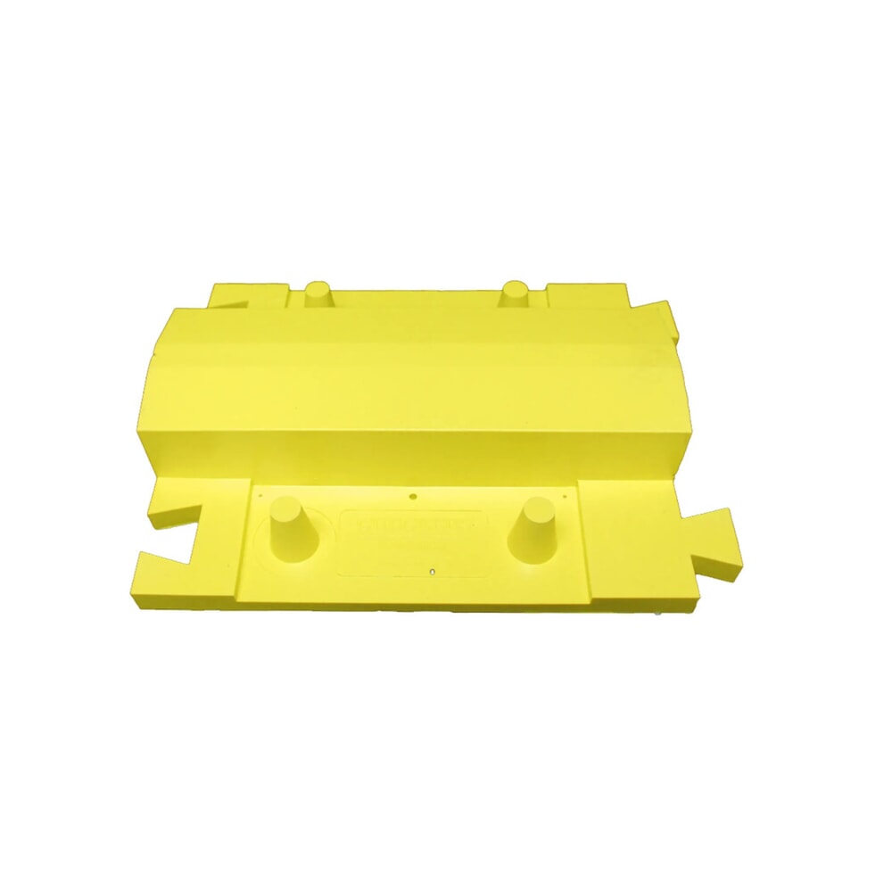Justrite® Schlauchbrücke Diamondback®, Grundelement, LxB 260 x 410 mm, gelb