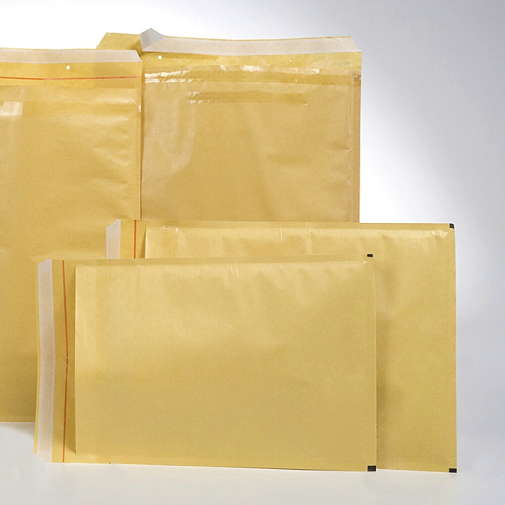 Luftpolsterversandtaschen, Innenmass BxH 220 x 260 mm, goldgelb