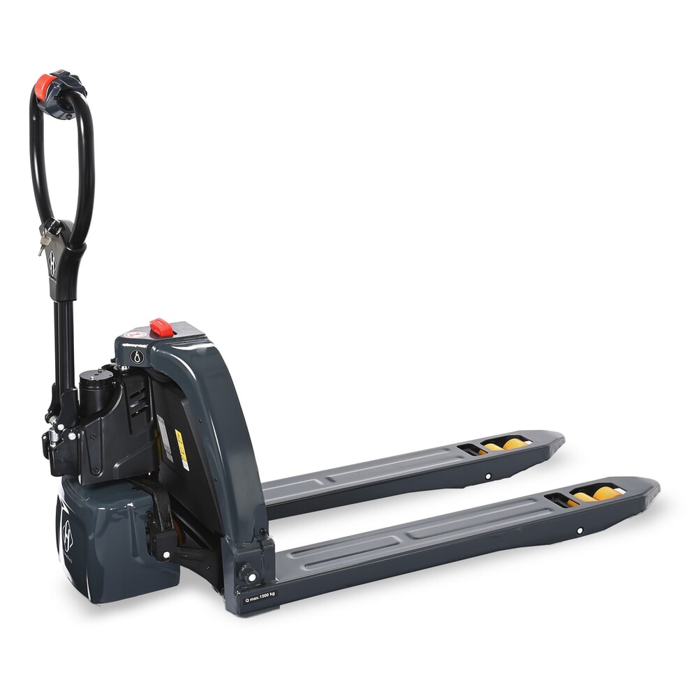 C-Ware HEMMDAL Elektro-Hubwagen PTE 1.5, Tragfähigkeit 1.500 kg, Gabellänge 1.150 mm