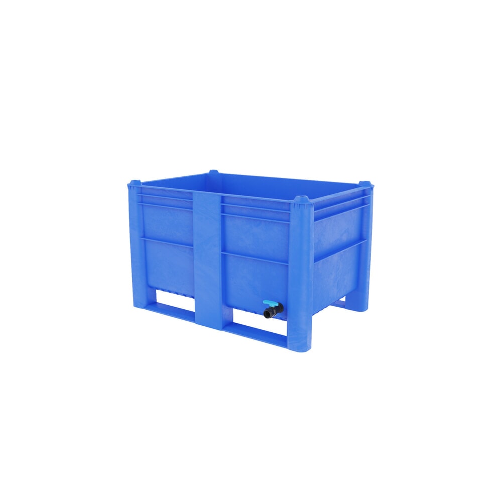 DOLAV Palettenbox, mit Ablassventil, 500 Liter
