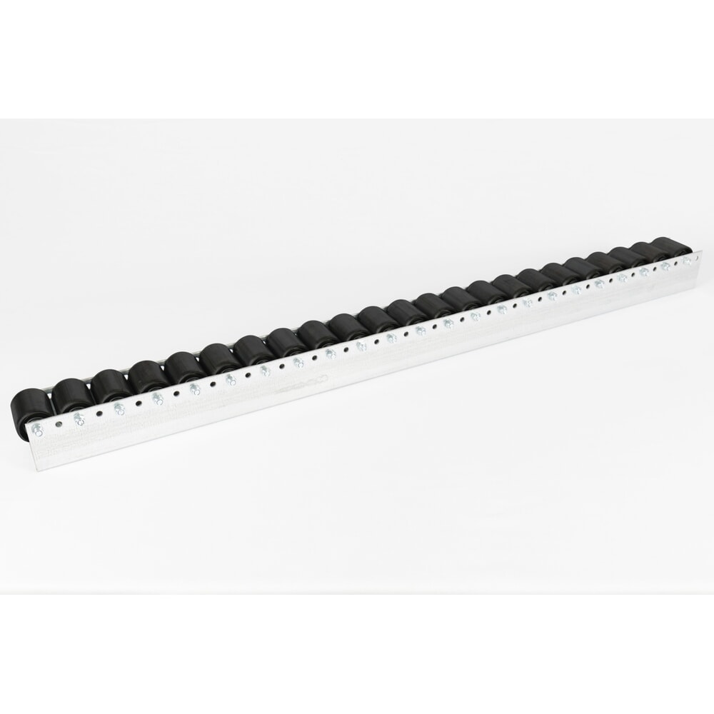 BS ROLLEN Paletten-Rollenschiene, Kunststoffrolle ohne Spurkranz, TK pro Rolle 65 kg, Teilung 104 mm