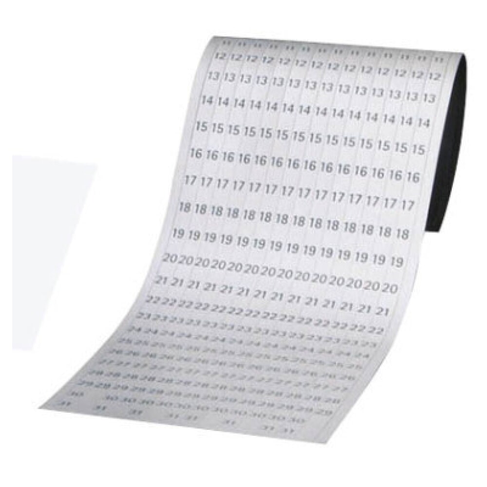 Datumsstreifen für FRANKEN Jahreskalender JetKalender, weiss, magnetisch