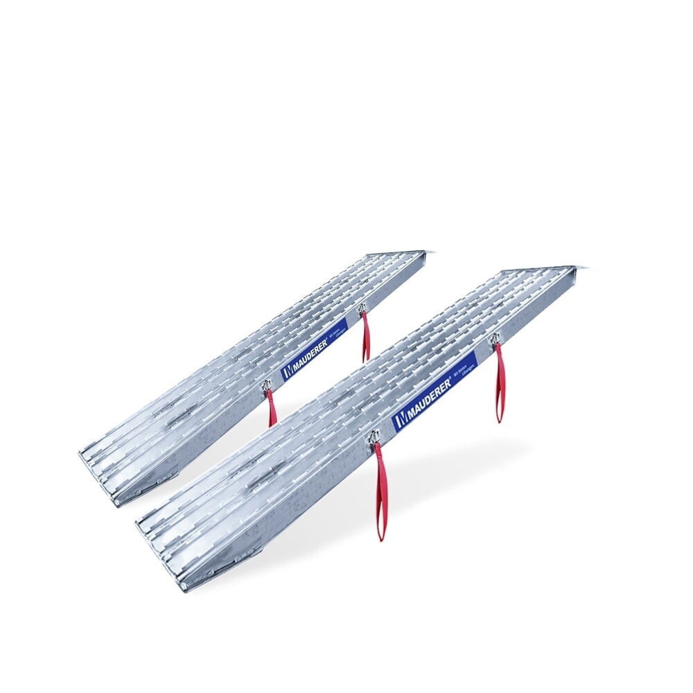 MAUDERER® Schwerlast-Verladeschienen XOS, für schwere und grosse Ladegüter, Tragkraft/Paar 17.000 Kg, LxB 2.000 x 400 mm