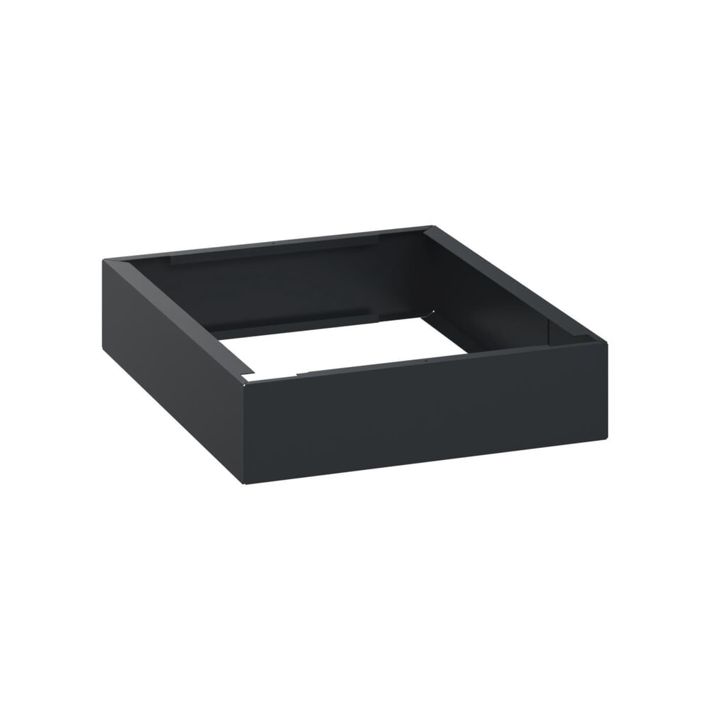 C+P Stahl-Sockel, HxBxT 100 x 400 x 500 mm, schwarzgrau