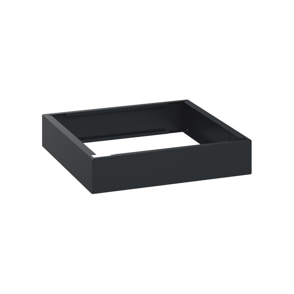 C+P Stahl-Sockel, HxBxT 100 x 500 x 500 mm, schwarzgrau
