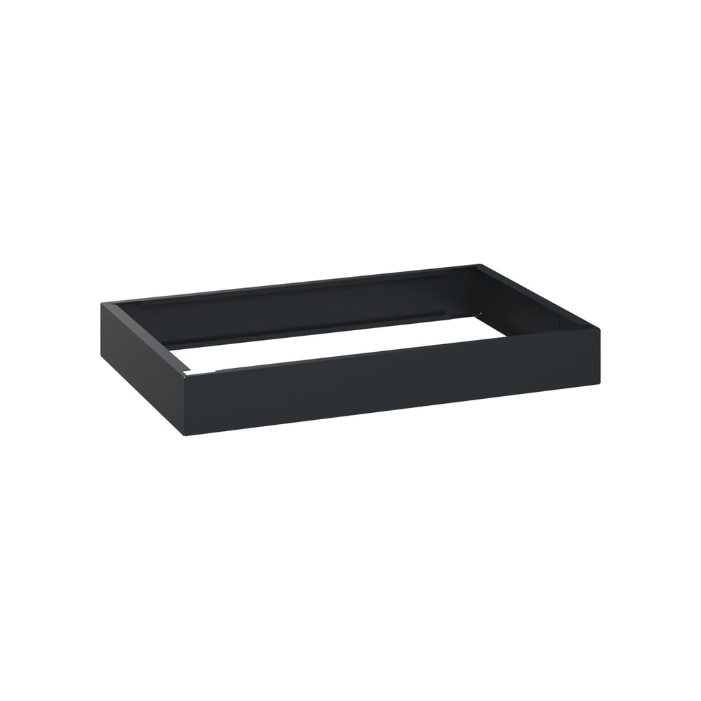 C+P Stahl-Sockel, HxBxT 100 x 800 x 500 mm, schwarzgrau