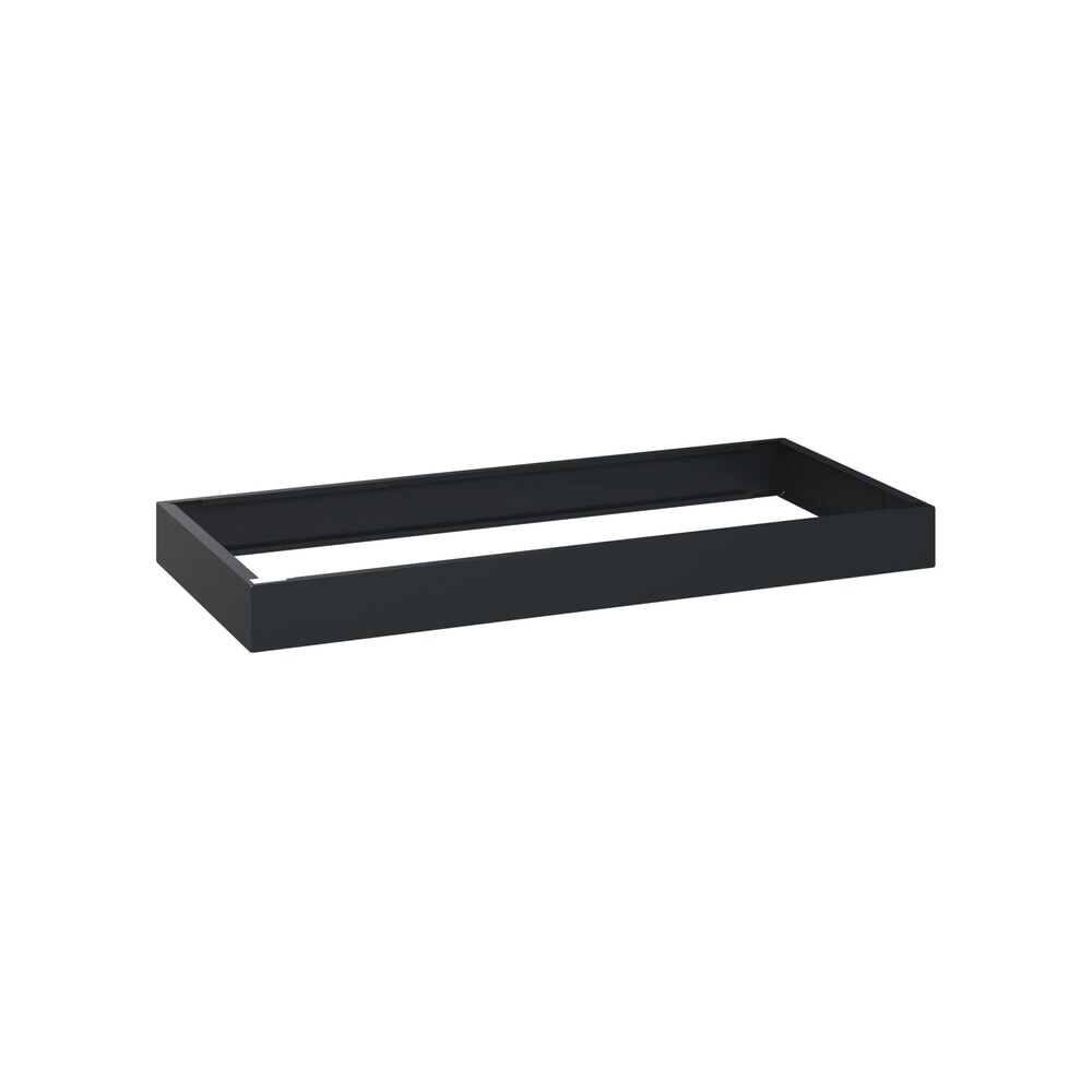 C+P Stahl-Sockel, HxBxT 100 x 1200 x 500 mm, schwarzgrau