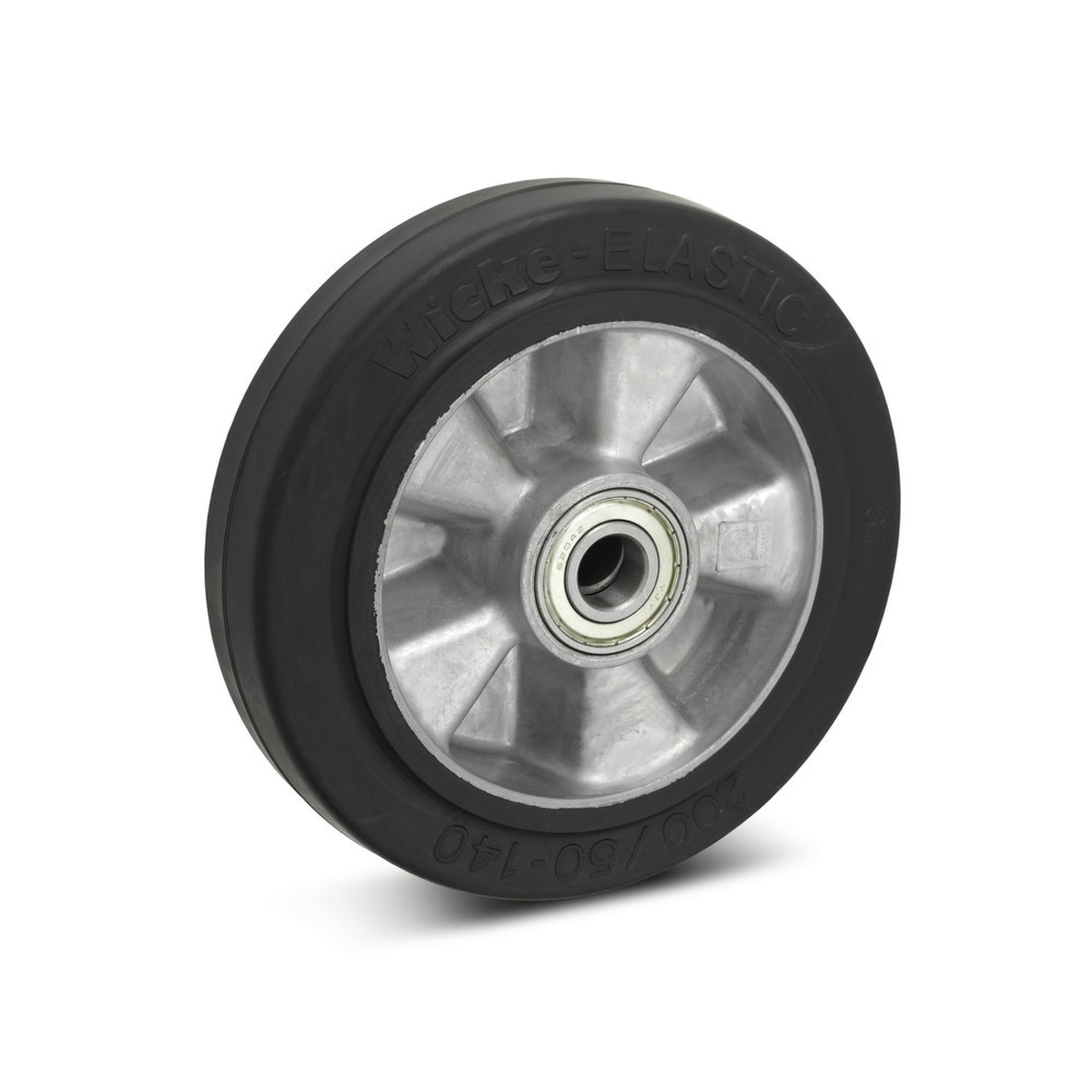 Wicke Elastik-Vollgummi-Rad, Rillenkugellager, ØxB 160 x 50 mm, TK 300 kg
