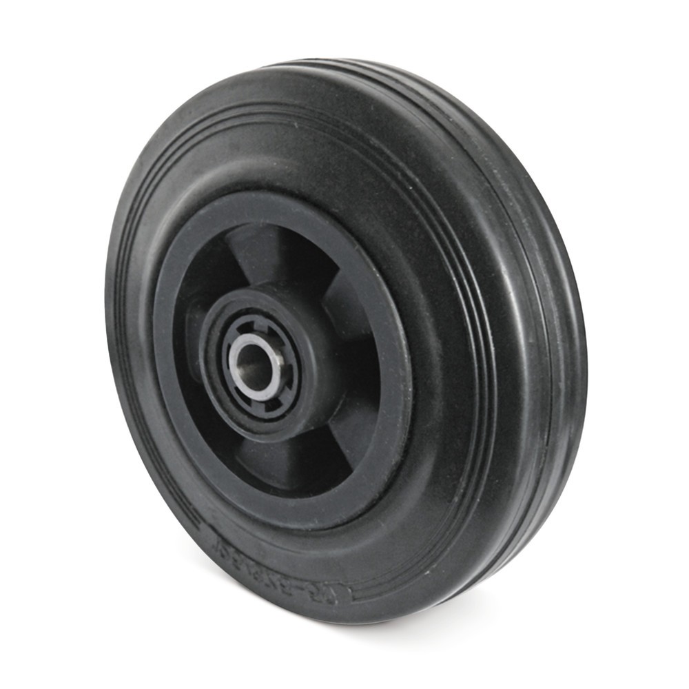 Vollgummi-Rad Basic, Rollenlager, ØxB 160 x 40 mm, TK 135 kg