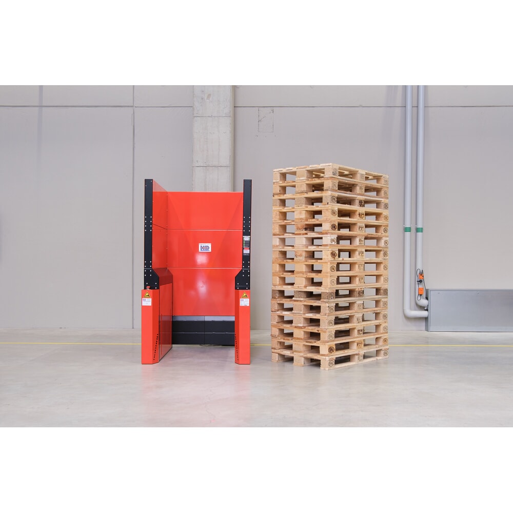 Hagenauer+Denk Palettenmagazin PalServer Elektro, 15 Paletten, BxL 1200 x 1200 mm