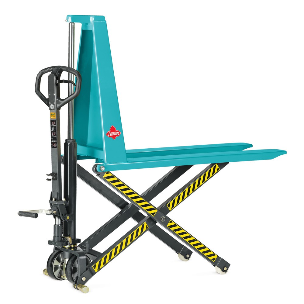 Scherenhubwagen Ameise® PTM 1.0 Scissor mit Schnellhub, Tragfähigkeit 1.000 kg, Gabellänge 1.150 mm