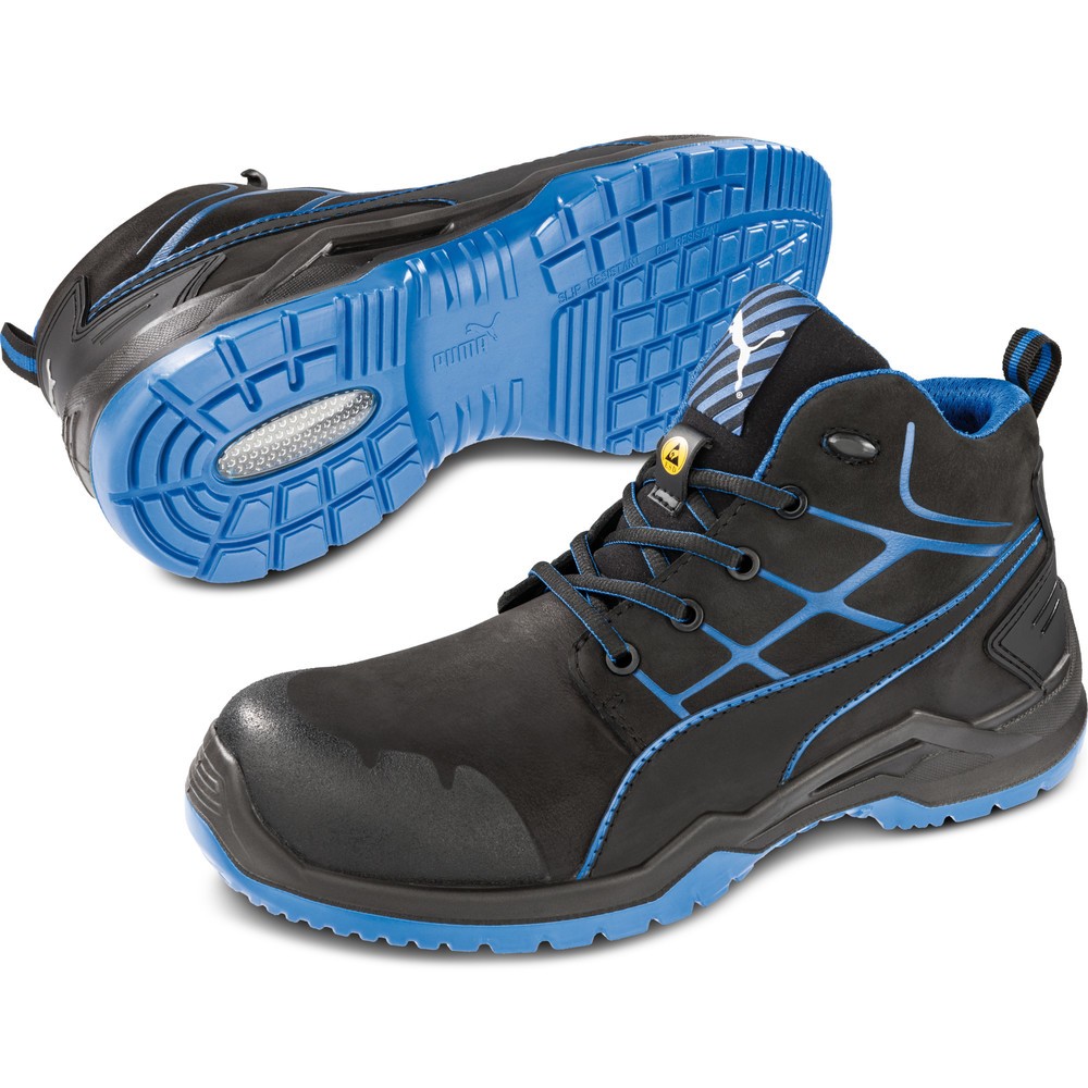 PUMA® Sicherheits-Sportschuh Krypton Blue Mid S3 ESD, Grösse 43