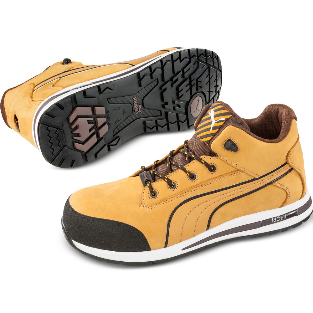 PUMA® Sicherheits-Sportschuh Dash Wheat Mid S3, Grösse 46