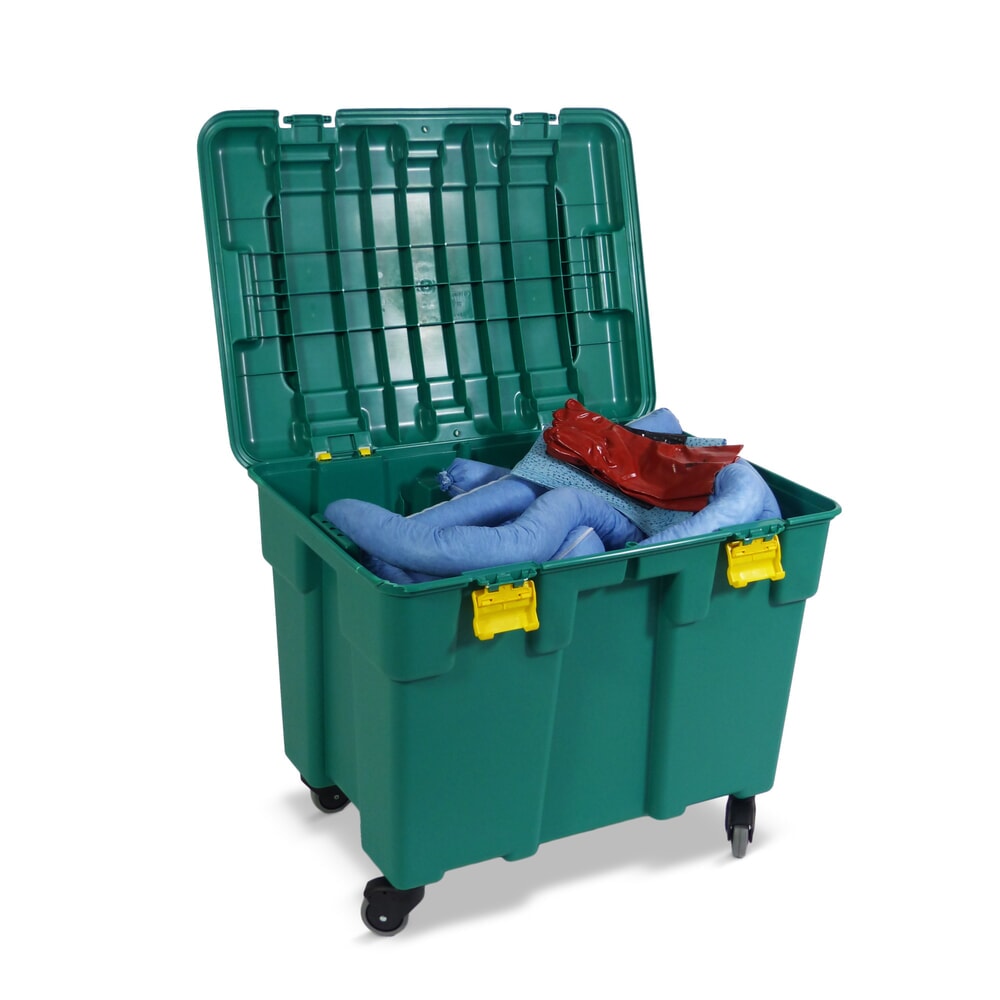 Notfall-Set Öl, Rollbox, Aufnahmekapazität 145 l, blau