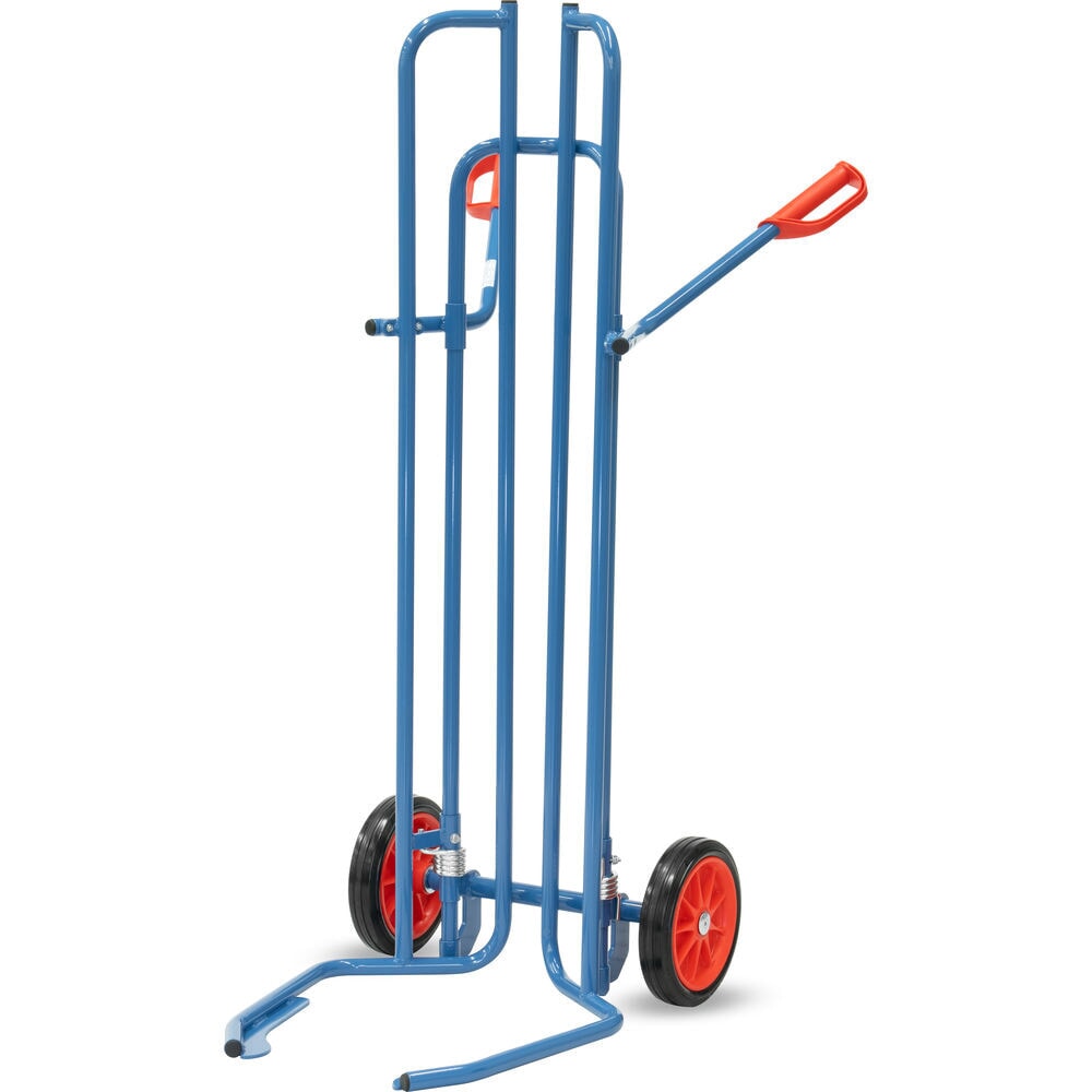 fetra® Reifenkarre aus Stahl, Tragkraft 200 kg, für 8 Reifen, Vollgummi-Bereifung