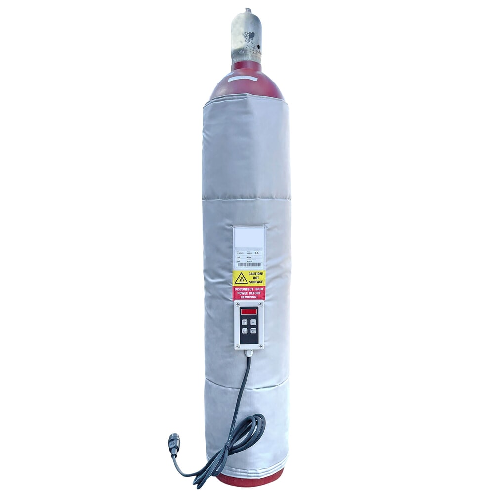 Kuhlmann Heizmanschette für Gasflaschen (79 l), 230 V, 411 W, mit digitalem Temperaturregler 0 40 ºC