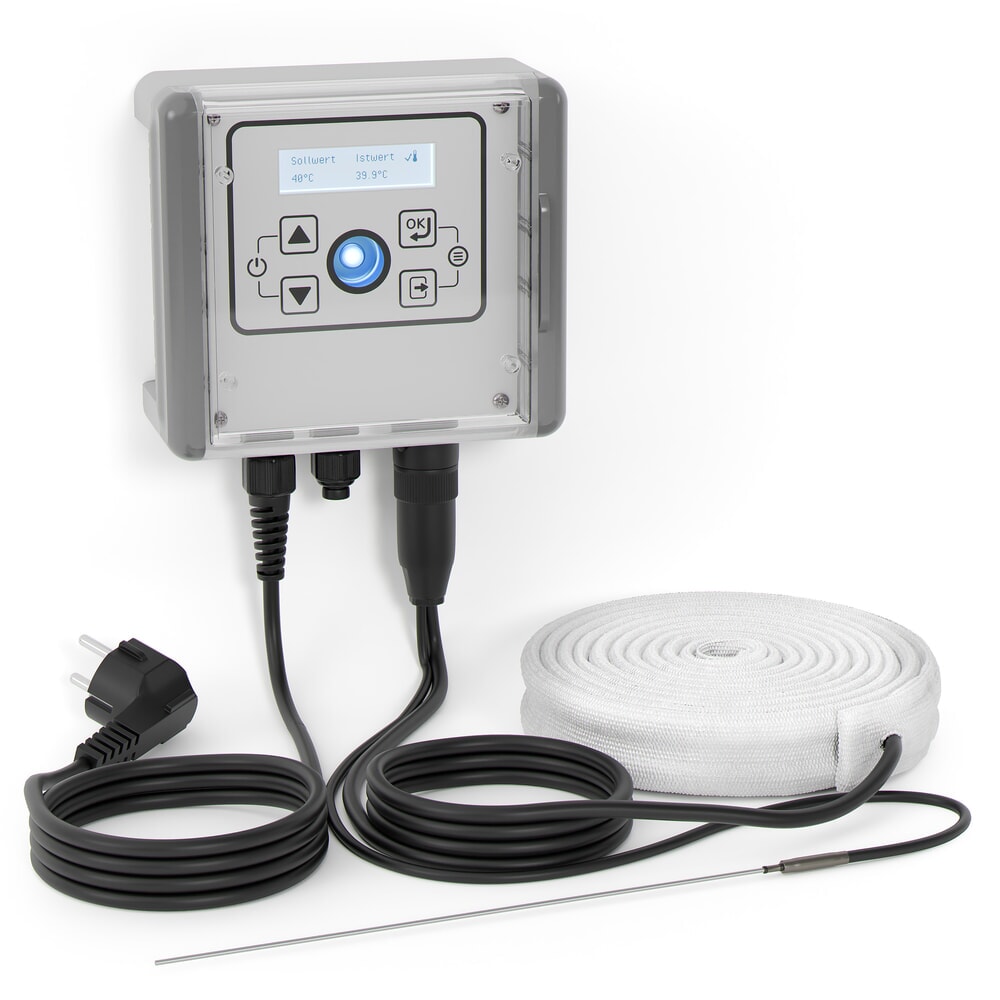 Kuhlmann Heizband-Kit, 0 400 ºC, 230 V, 125 W, Länge 0,5 m, Glasseide-isoliert