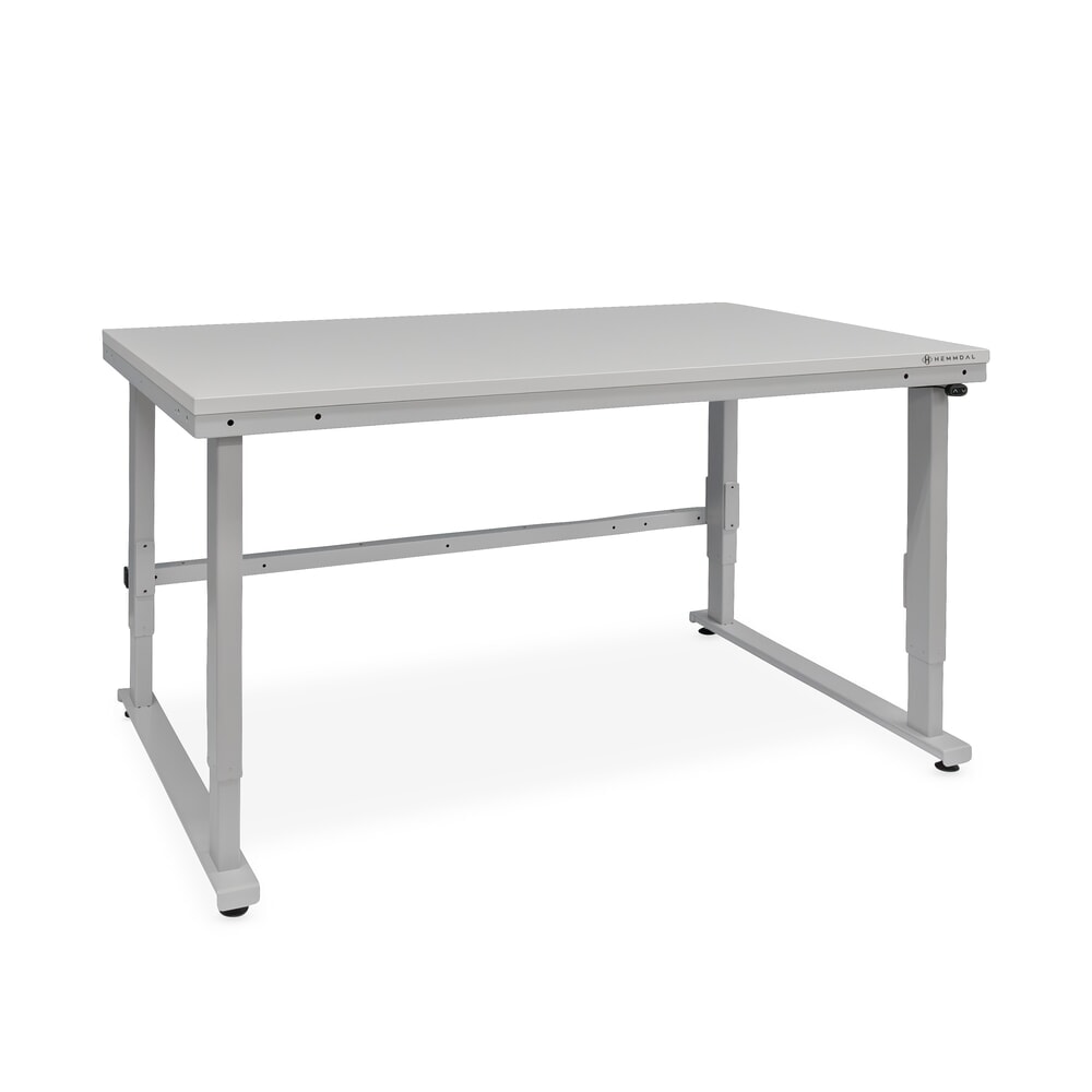 HEMMDAL Elektrisch höhenverstellbarer Packtisch ERGO 4, Grundtisch, Tragfähigkeit 300 kg, HxBxT 720-1.220 x 1.600 x 900 mm