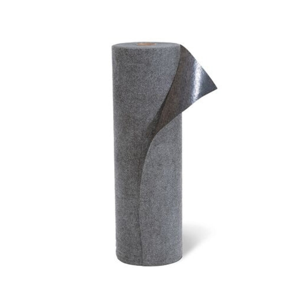 Denios Bindevlies Bodenschutzrolle DENSORB Professional mit PE-Beschichtung, 80 cm x 15 m