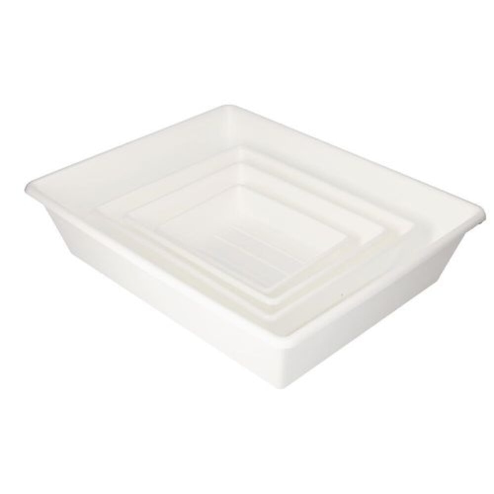 Denios Laborschalenset, mit je einer 1, 3, 5 und 15 l-Laborschale