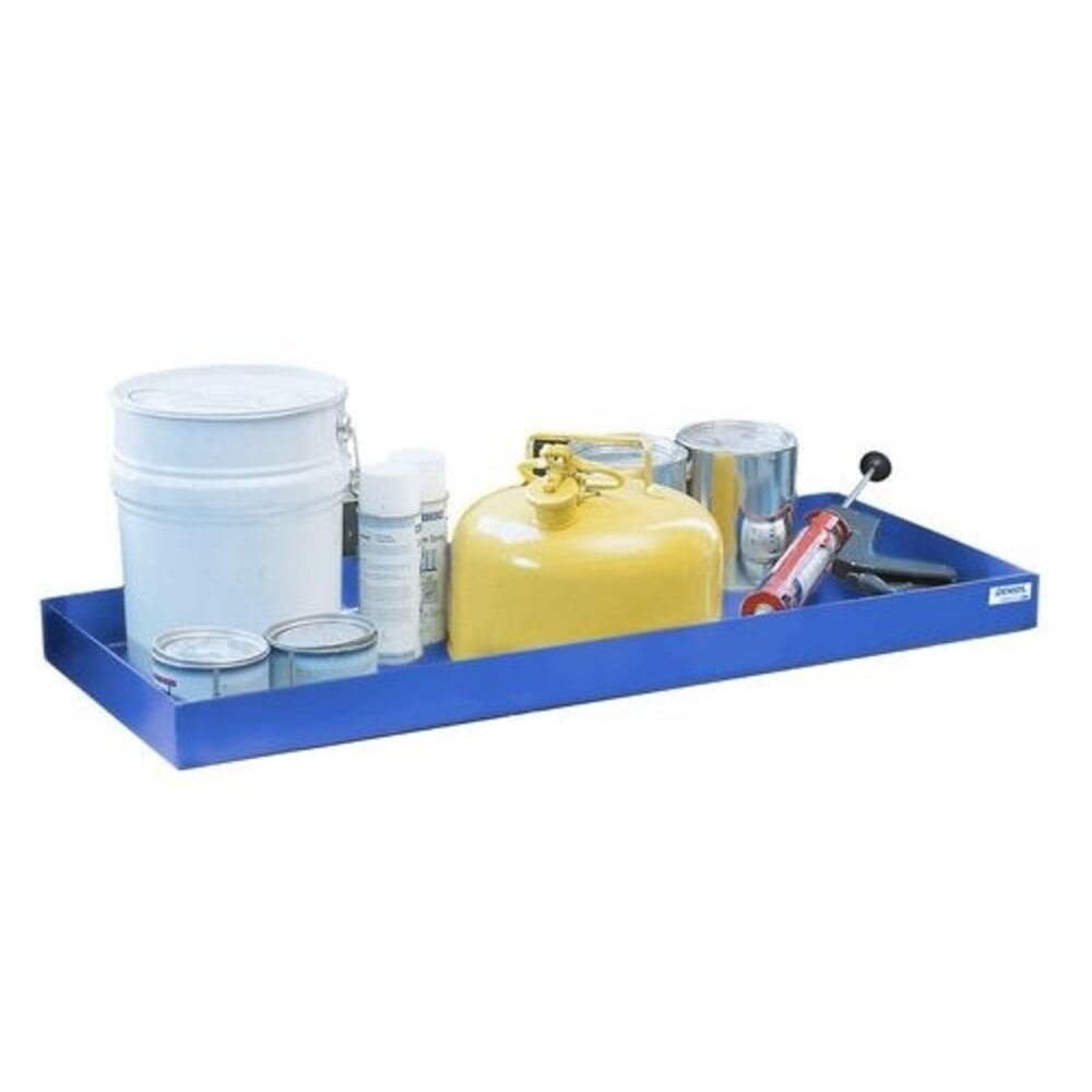 Denios Kleingebinde-Auffangwanne classic-line aus Stahl, pulverbeschichtet, Auffangvolumen 20 l, HxBxT 75 x 987 x 400 mm
