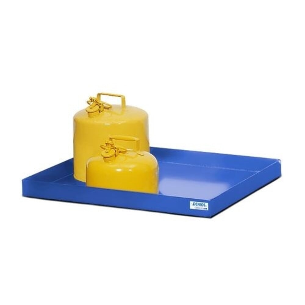 Denios Kleingebinde-Auffangwanne classic-line aus Stahl, pulverbeschichtet, Auffangvolumen 30 l, HxBxT 75 x 987 x 600 mm