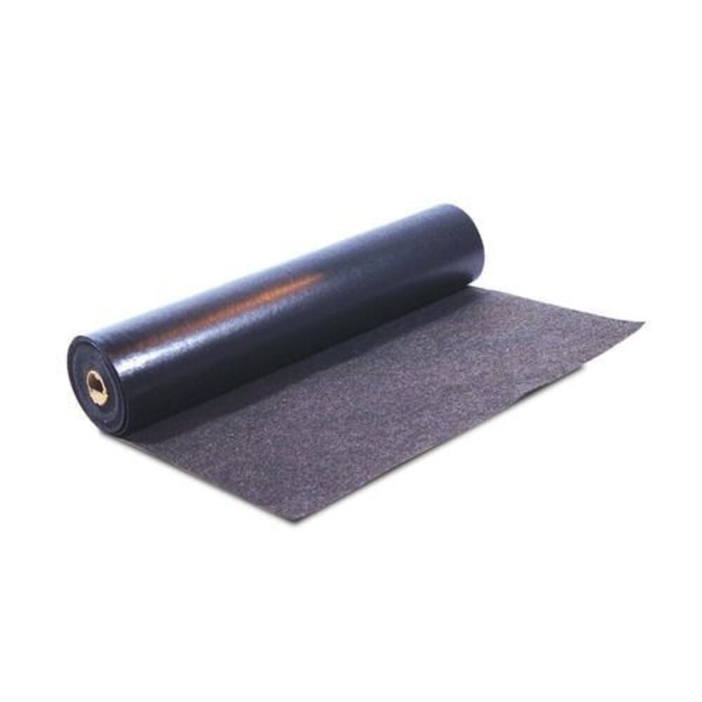 Denios Bindevlies Bodenschutzrolle DENSORB Extra PE, mit schwarzer PE-Beschichtung, 91 cm x 15 m