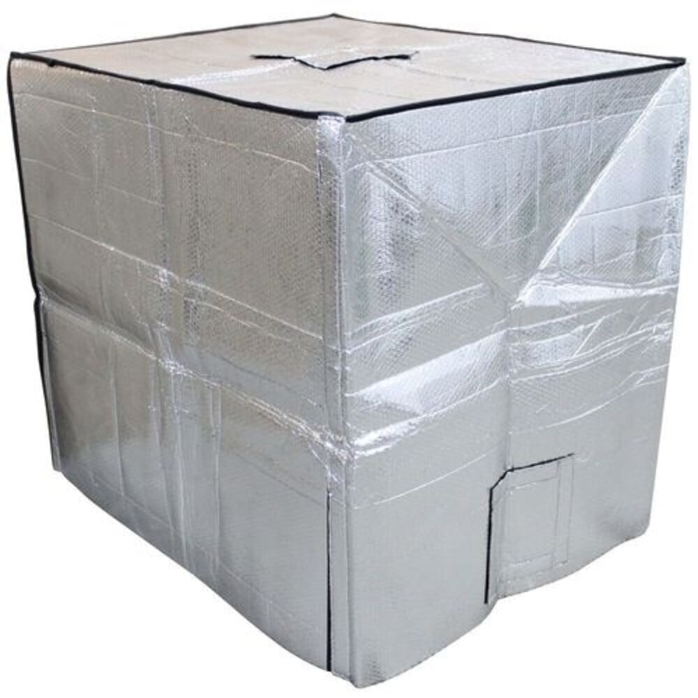 Denios IBC-Thermo-Cover, schützt gegen Temperaturschwankungen, für 1000 l IBC