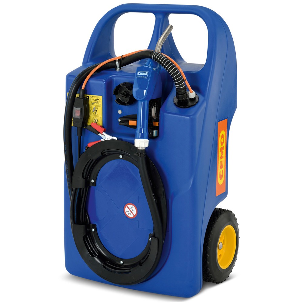 AdBlue®-Trolley CEMO, 60 l, mit Elektropumpe und Automatik-Zapfventil