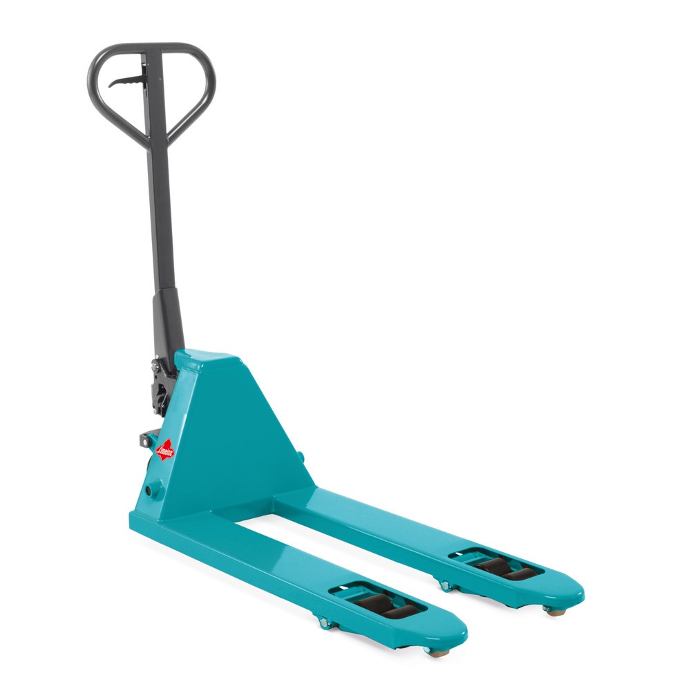 Handhubwagen Ameise® PTM 2.0, Tragfähigkeit 2.000 kg, Gabellänge 800 mm, Polyurethan, Tandemrollen