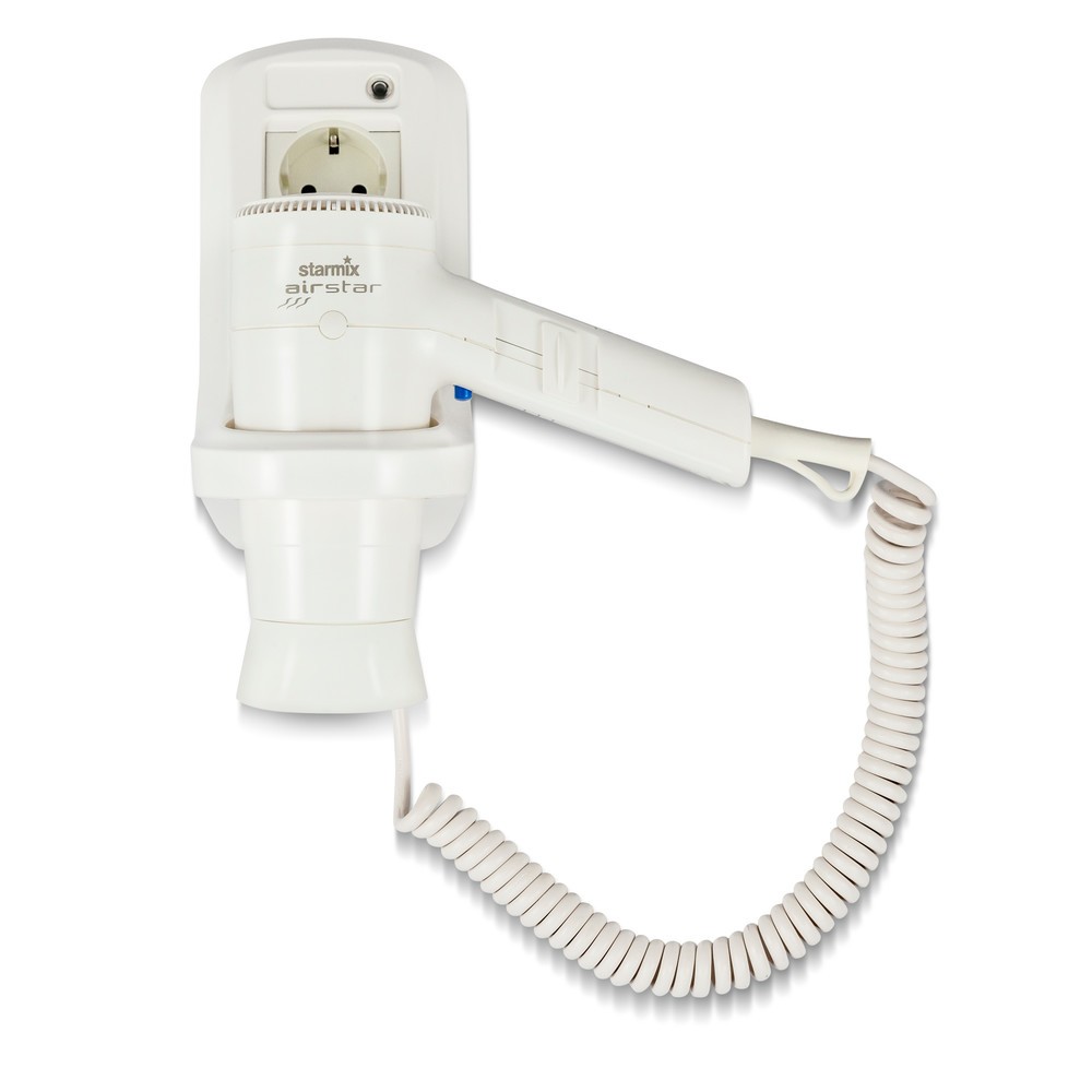 starmix Hand-Haartrockner HFTW 12 S, 1.200 W, inkl. Wandhalter, weiß