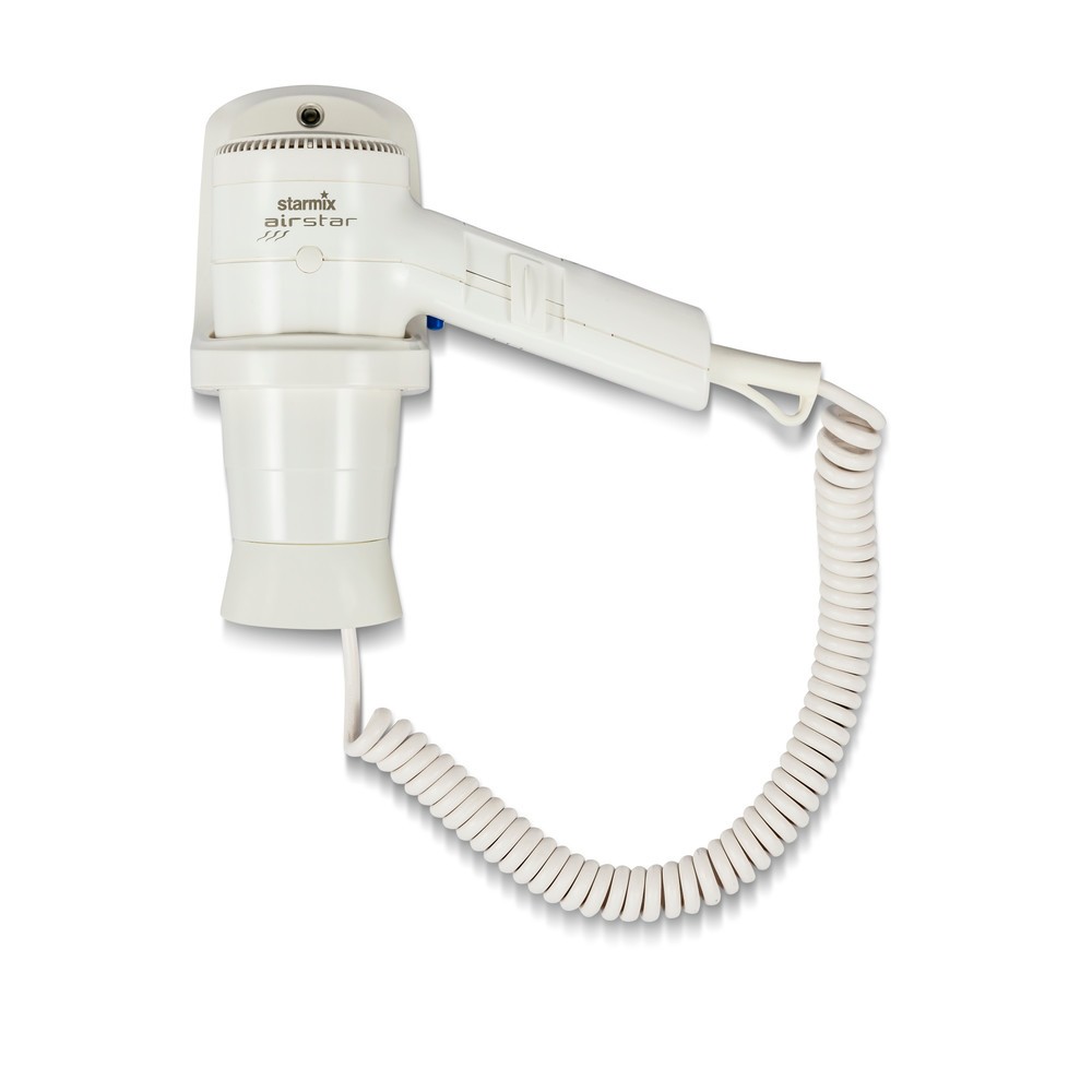 starmix Hand-Haartrockner HFTW 12, 1.200 W, inkl. Wandhalter, weiß