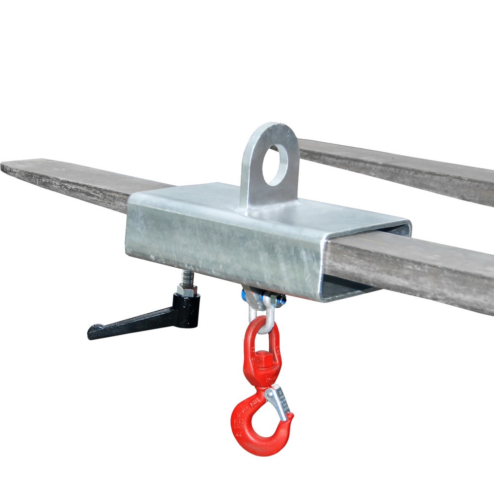 Bauer® Lasthaken für Gabelstapler und Kran, verzinkt, TK 2.500 kg