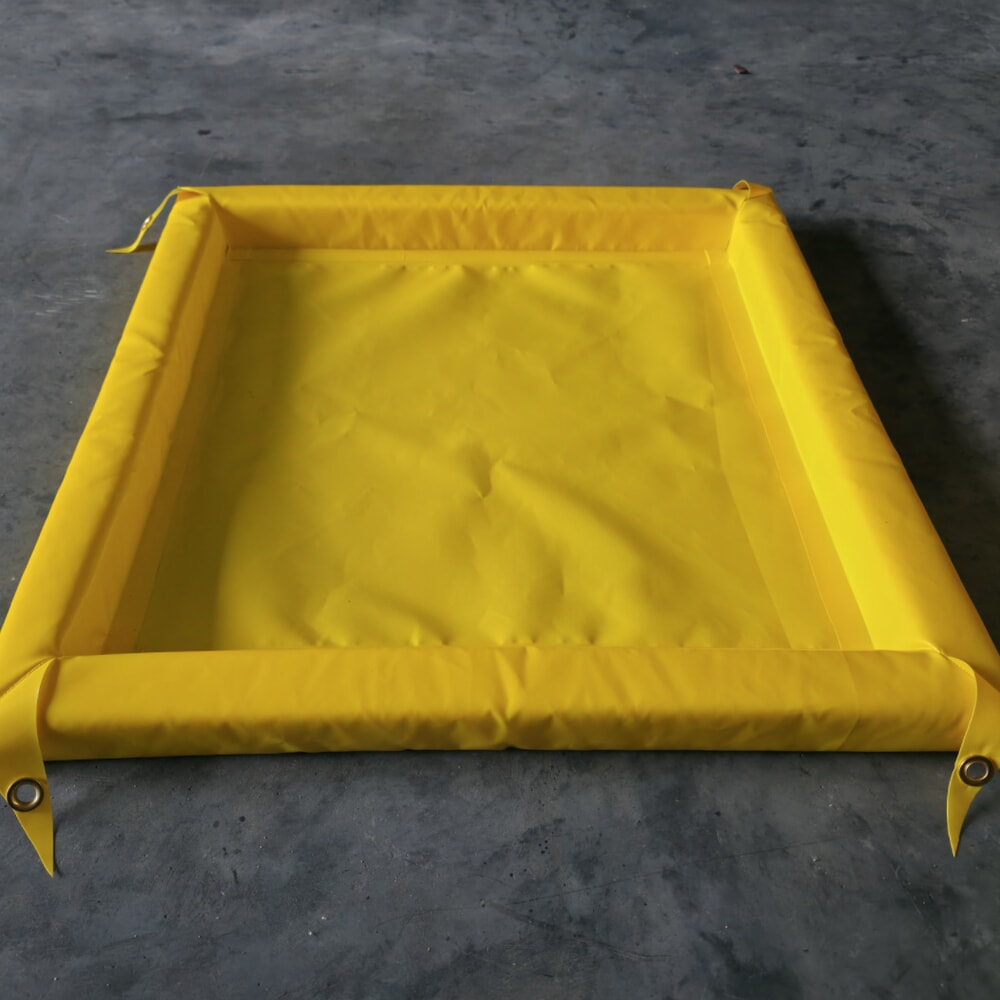 Steinbock® Faltbare Auffangwanne Light aus PVC, HxBxT 50 x 750 x 1.350 mm, Auffangvolumen 38 l