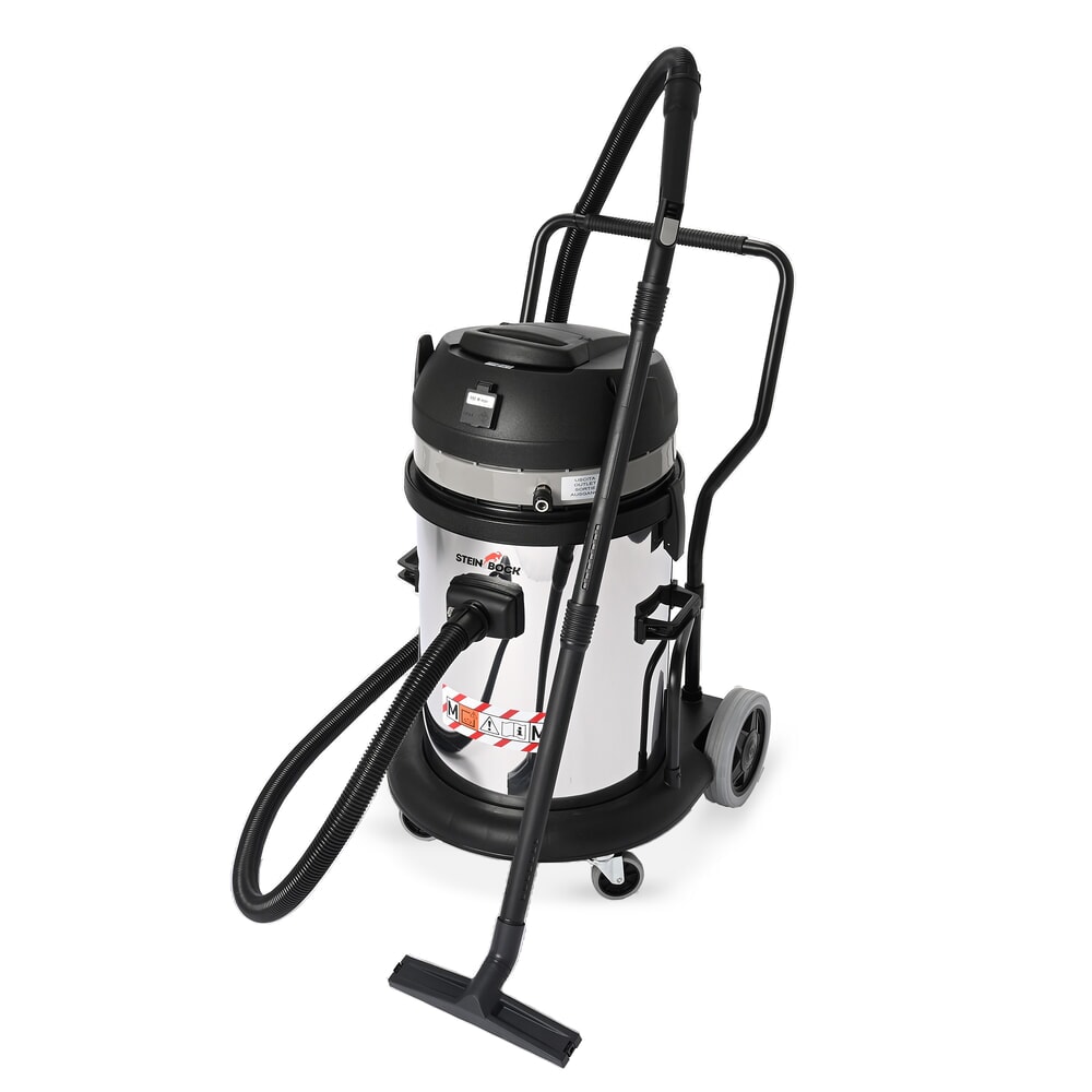 Steinbock® Sicherheitssauger trocken VS 2/62 M TC PN, M-Klasse, max. 2.400 W, 62 l, Edelstahl