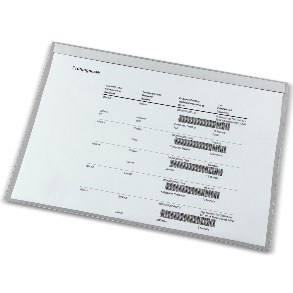 Sichthülle DIN A3, quer, transparent, 10 Stk/VE