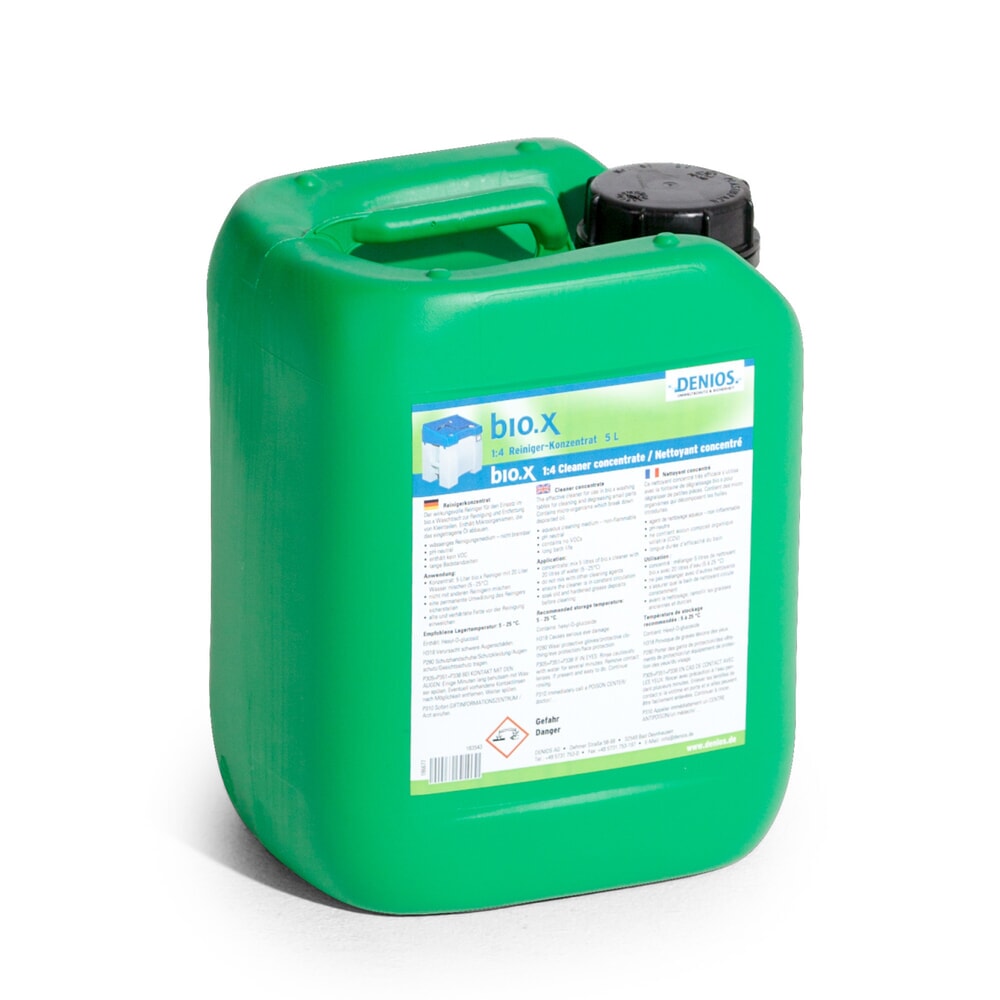 Reinigungsmittel bio.x Konzentrat, 5-Liter-Kanister