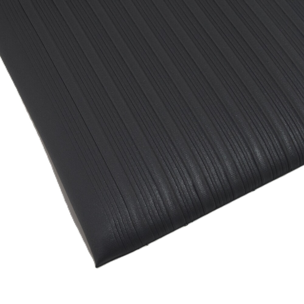 Steinbock® Anti-Ermüdungsmatte Ergo, gerillt, 1-lagig, BxL 600 mm x 1000 mm, schwarz
