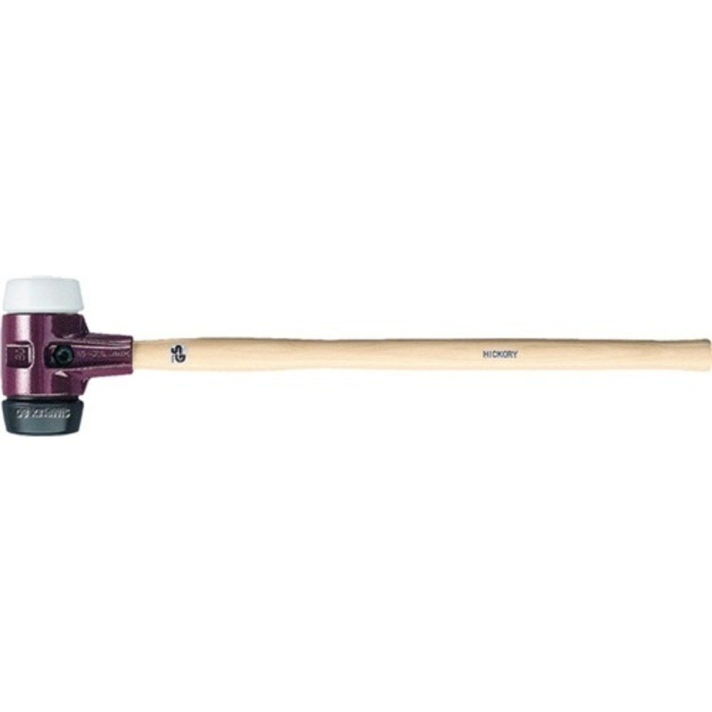 Vorschlaghammer SIMPLEX Kopf-Ø80mm L.800mm Superplast.weiß/Gum.schwarz mittelh.