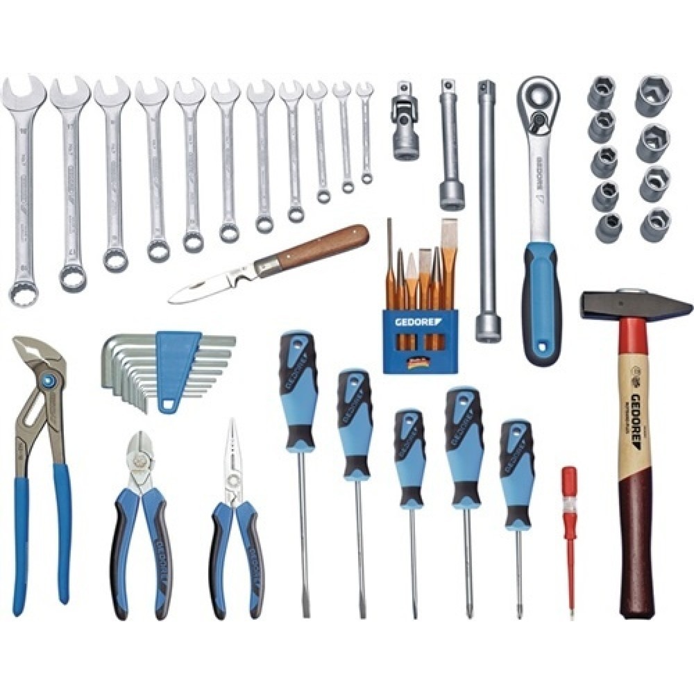 Werkzeugkoffer 49tlg.m.Check-Tool-Einlage universal TOURING Ku.Koffer