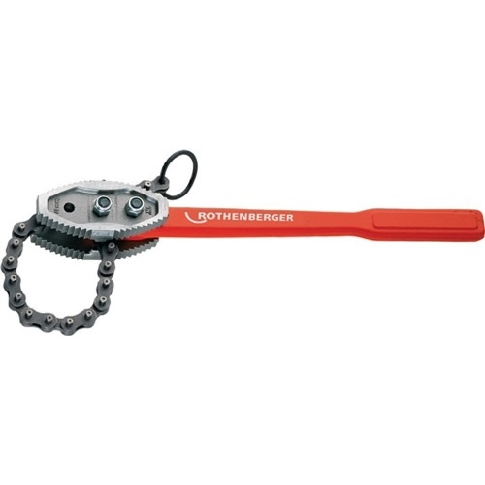 Kettenrohrzange Heavy Duty L.1120mm Arbeitsbereich bis 166mm 6Zoll Rothenberger