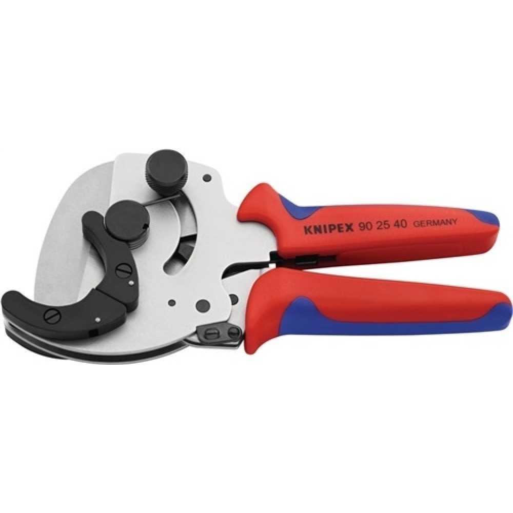 Rohrschneider L.210mm verzinkt 2-K.Griff für Rohre D.26,0 bis 40,0mm Knipex