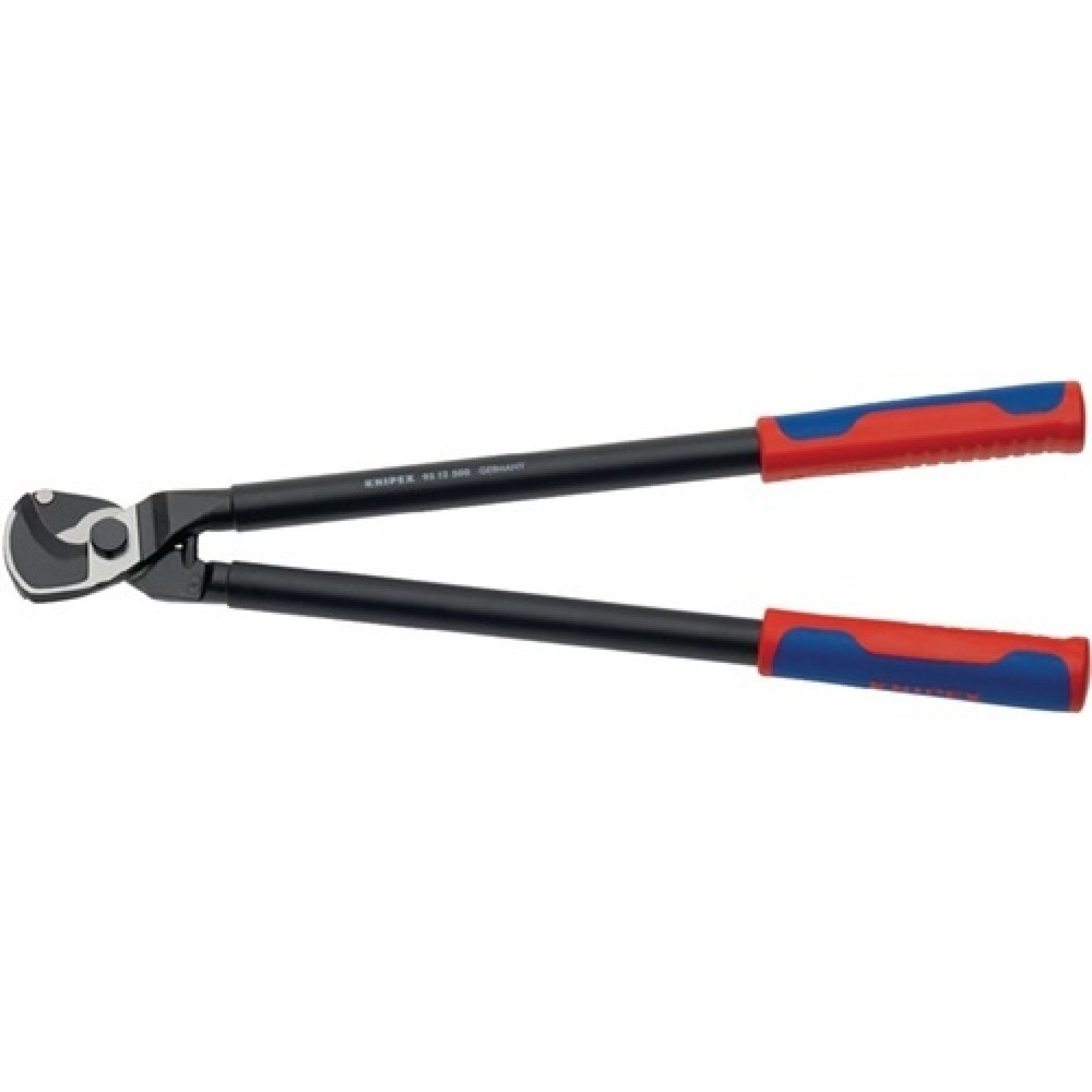 Kabelschere L.500mm brün Griffe m.Mehrkomp.-Hülle KNIPEX