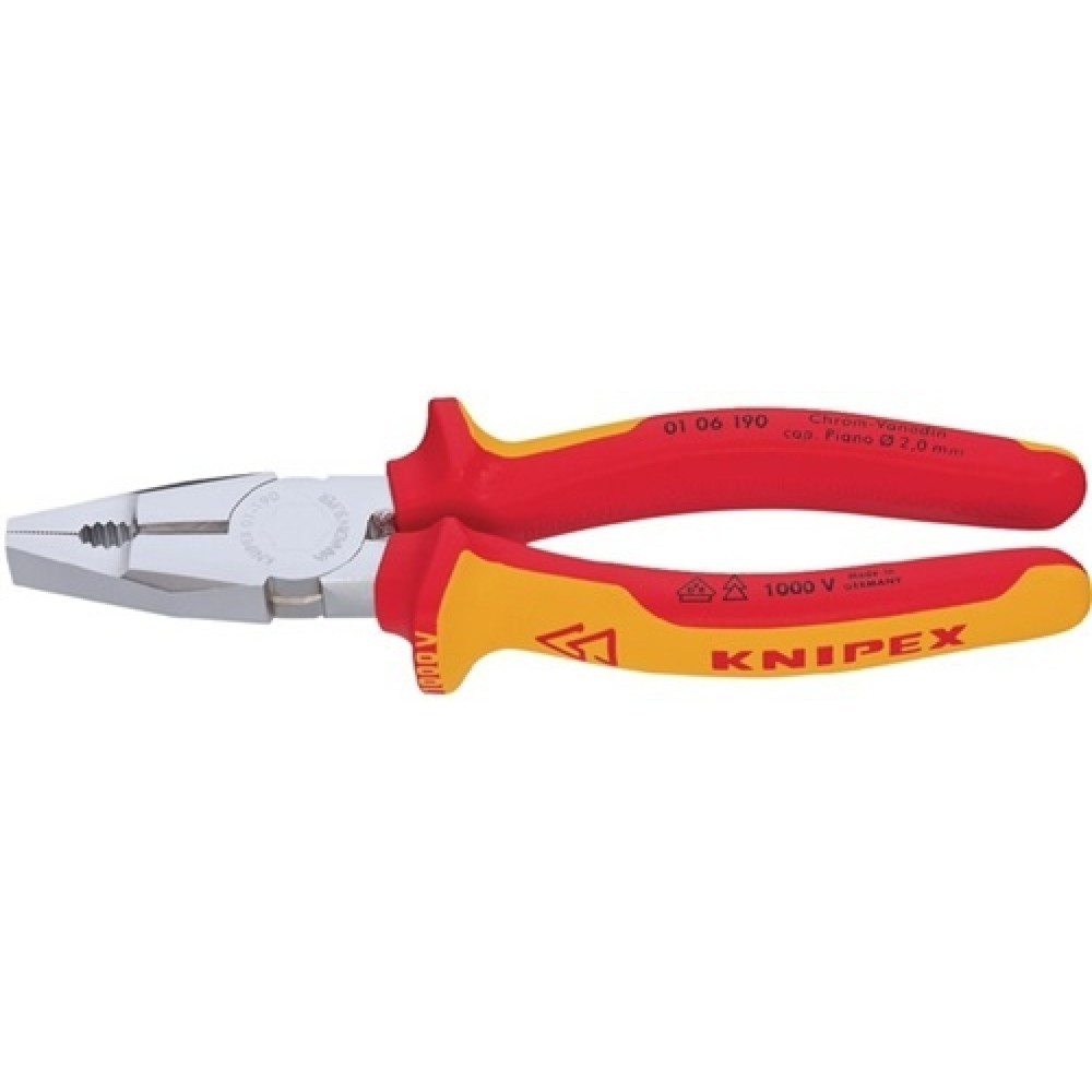 Kombizange L.160mm verchr.2K-Hülle VDE KNIPEX